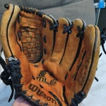 Wilson Flex Back Crown Web Custom Fit Genuine Leather 11 A2451 Baseball Glove. Fixed Price $17.50.