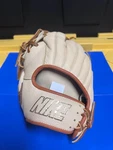 Nike Vapor 12" Leather Baseball Glove Cream/orange Left Hand Throw Nwt. Fixed Price $99.99.
