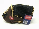 Rawlings RBG36BC Reg 12.5" Brown & Black Leather Zero Shock Baseball Glove (9F). Fixed Price $37.99.