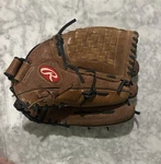Rawlings 12 1/2 Rht Brown Leather Basket Web Zeroshock Baseball Glove RGB36TBR. Fixed Price $22.99.