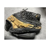 Mizuno GXS-10L 10.75" Left Hand Leather Baseball Glove Black/tan Strap. Fixed Price $18.00.