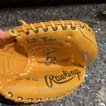 Rawlings Rcm 45 Catchers Mitt Lance Parrish Lite Toe Deep Well Pocket Glove. Fixed Price $34.99.