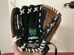 Rawlings Savage PP20DP 10" Left Handed Thrower Baseball Glove Lht Kids. Fixed Price $20.00.