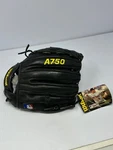 New Wilson A750 12 Black Baseball Glove A0752 Left Hand Throw. Fixed Price $44.98.