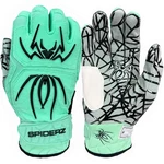 Spiderz 2025 Hybrid Adult Baseball/softball Batting Gloves - Mint/black Xxl. Fixed Price $34.99.