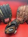 Lot Of 3 Rawlings Baseball Gloves RBG27 RPR06 PL950BP Leather 12 9.5. Fixed Price $89.99.