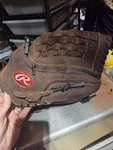 Rawlings RBG125B 12.5" Leather Baseball/softball Glove Left Hand Basket Web. Fixed Price $21.50.