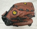Wilson A450 Genuine Leather Baseball Glove 11" Lh, Throw Rt Brown Mitt Kid A0450. Fixed Price $18.27.