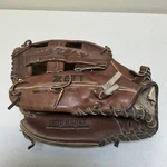 Zett Zi-lux BIG-5111 Brown 12" Leather Baseball Softball Glove Lht. Fixed Price $39.00.