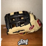 Rawlings Gold Glove Elite GGE1275HCB 12.75 Lht Outfield Tan/black. Fixed Price $150.00.