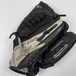 Mizuno Prospect GPSP1000 Youth Glove Black/tan Rht. Fixed Price $18.00.