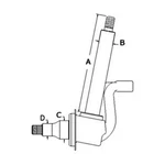 AMRE208805 Spindle - Right Hand. Fixed Price $313.49.