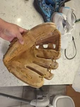 Western Auto Revelation 36-1262-9 11" Leather Softball Glove Right Hand. Fixed Price $14.00.