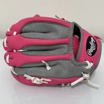 Rawlings Baseball Glove Player Series PL90PSM Youth Sz Rht Pink Gray Grey. Fixed Price $14.99.