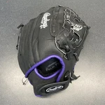 Rawlings HFP125BP 12.5 Rht Softball Glove 3D Web Black & Purple Trim. Fixed Price $67.15.