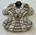 Easton Baseball Catchers Chest Protector Gray 15" Intermediate Shoulder Pads. Fixed Price $24.99.