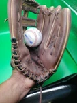 Spalding Baseball Or Softball Approximately 12" Dark Brown SC2-L Competition.... Fixed Price $32.00.