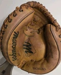 Macgregor Bbcmllxx Catchers Mitt Leather Baseball Glove Adjustable Wrist Rht See. Fixed Price $24.74.