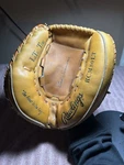 Rare Rawlings RCM80LT Vintage Left Hand Thrower Catchers Mitt 32". Fixed Price $100.00.