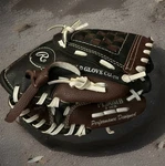 Rawlings Baseball Glove Kids Inch PL90MB Players Series Right Hand Thrower Euc. Fixed Price $11.50.