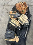 Wilson Pro 450, A2451, Mizuno Mmx 110P, Gbp 1101, Rawlings Bag. Fixed Price $79.99.