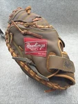 Rawlings RCM33 Lite Toe Flexloop Leather Catcher's Mitt Brown Baseball Softball. Fixed Price $62.99.