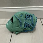 Bradley Obv 11.25" Leather Baseball/softball Glove Green/blue 5-FINGER Left Hand. Fixed Price $275.00.