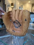 Vintage 1956 Shoeless Joe Baseball Glove Leather Left Handed Made Mexico. Fixed Price $69.00.