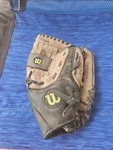 Wilson A2448 12 Genuine Leather Baseball Glove Mitt Rht Brown Black. Fixed Price $13.00.
