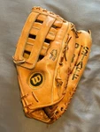 Wilson A2200 Staff Professional Baseball Glove Tan 12.5 Exc Japan. Fixed Price $100.00.