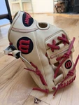 Wilson A2000 Pro Stock 1786 11.5 Glove Rht Camel Black Red Laces. Fixed Price $194.95.