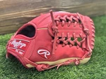 Rawlings Elite 11.5 Baseball Glove Red GGE115SBB Pro Design Rht. Fixed Price $119.95.
