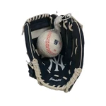 Franklin New York Yankees Mlb Baseball Glove Navy White Synthetic With. Fixed Price $12.00.