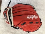 Rawlings PL90SN Baseball Glove Red White Blue Youth Right Hand Throw Performance. Fixed Price $9.99.