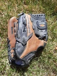 Easton Natural Series Baseball Glove NAT61 9 Inch Left Hand Throw Bn/blk Learher. Fixed Price $20.00.