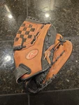 Rawlings AF120 12" Brown & Black Fast Pitch Softball Baseball Glove Rht. Fixed Price $16.99.