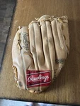Rawlings Rse 36 12 1/2" Basket-web Tan Leather Baseball Glove Left Hand. Fixed Price $25.00.