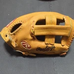 Rawlings Baseball Glove PRO-6HF Gold Co Leather Tan Used Lace Wear. Fixed Price $575.79.
