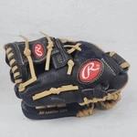Rawlings Highlight Baseball Glove 10.5 Youth Black Leather Zero Shock H105IBR. Fixed Price $15.99.