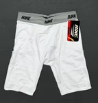 Bike, Youth Compression Shorts W/6 Pad Pockets, White. Size Large. Fixed Price $7.19.