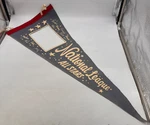 1960'S Baseball National League Stars Pennant Full Size Window. Fixed Price $52.50.