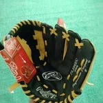 Rawlings PL100EC Players Series 10" Black & Tan Leather Baseball Glove Rht. Fixed Price $12.95.