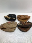 Lot Of 4 Baseball Glove Mitts Rawlings Mizuno Youth Wilson Tpx See Description. Fixed Price $124.99.