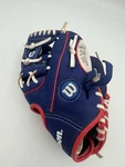 Wilson T-ball Baseball Glove Kids Youth Chicago Cubs Blue Red. Fixed Price $10.00.