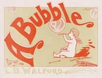 17157.WALL Decor Poster.interior Art.a Bubble Nouveau Childrens Book Cover. Fixed Price $42.00.