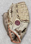 Rawlings Left Hand Baseball Softball Glove Brown 12" Broke For Lh Thrower. Fixed Price $16.99.