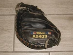 Wilson A2403 Pro Model Stock 32.5 Catchers Mitt Baseball Glove Rht. Fixed Price $144.41.