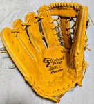 Mizuno Global Elite Baseball Glove Outfield Left Hand Only Orange Leather. Fixed Price $285.99.