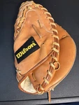Wilson A2500 Catchers Mitt Rht Baseball Glove Vintage Leather Pro Model. Fixed Price $60.00.