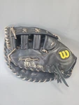 Vtg. Wilson A2823 12.5" Black Signature Edition Lht First Baseman Baseball Glove. Fixed Price $59.95.